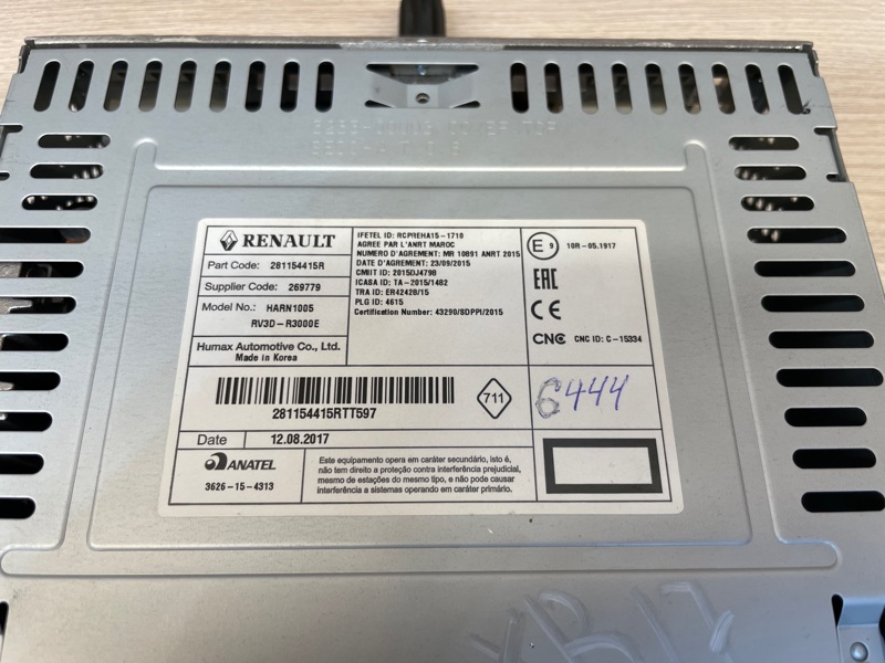 Магнитола штатная