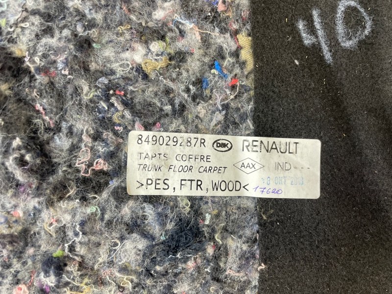 Обшивка пола багажника