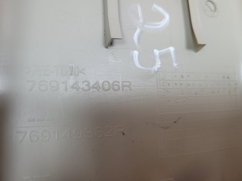 Обшивка средней стойки