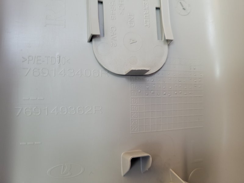 Обшивка средней стойки