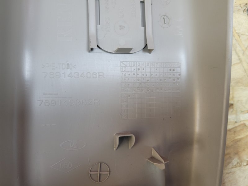 Обшивка средней стойки