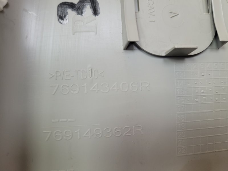 Обшивка средней стойки