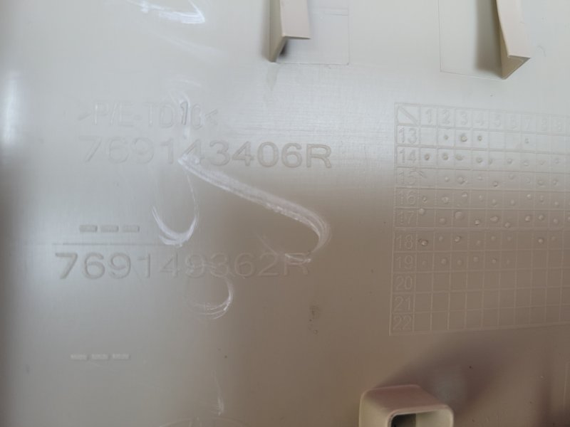 Обшивка средней стойки