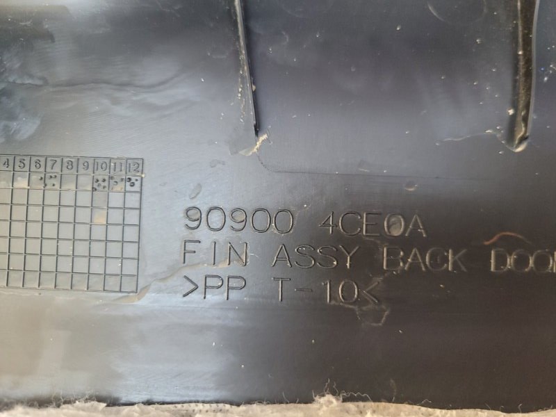 Обшивка двери багажника