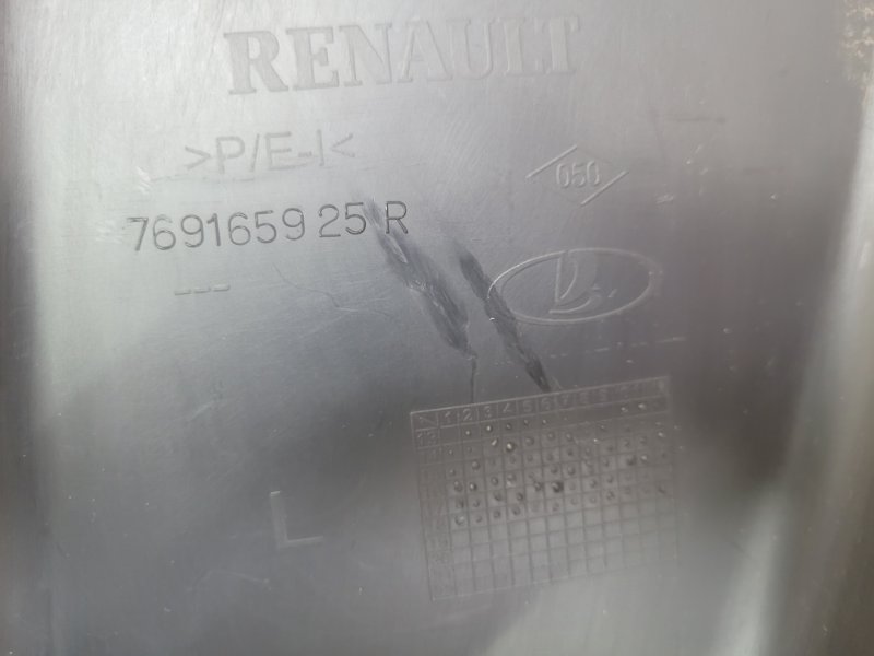 Обшивка средней стойки