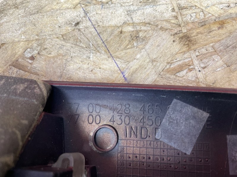 Накладка крышки багажника