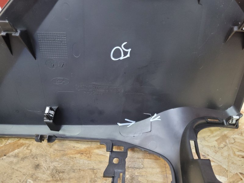 Верхняя накладка торпедо