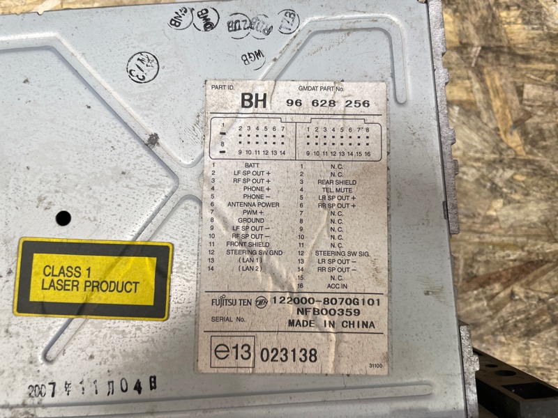 Магнитола штатная