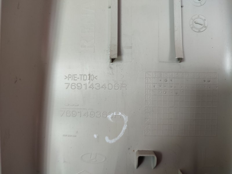 Обшивка средней стойки