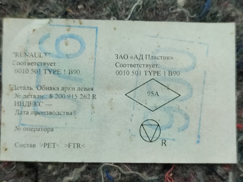 Обшивка багажника