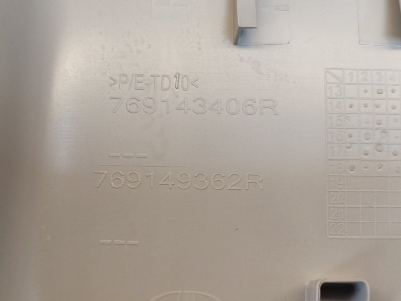 Обшивка средней стойки