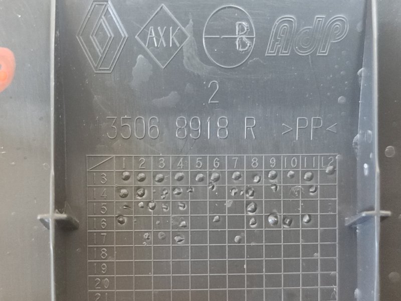 Накладка крышки багажника