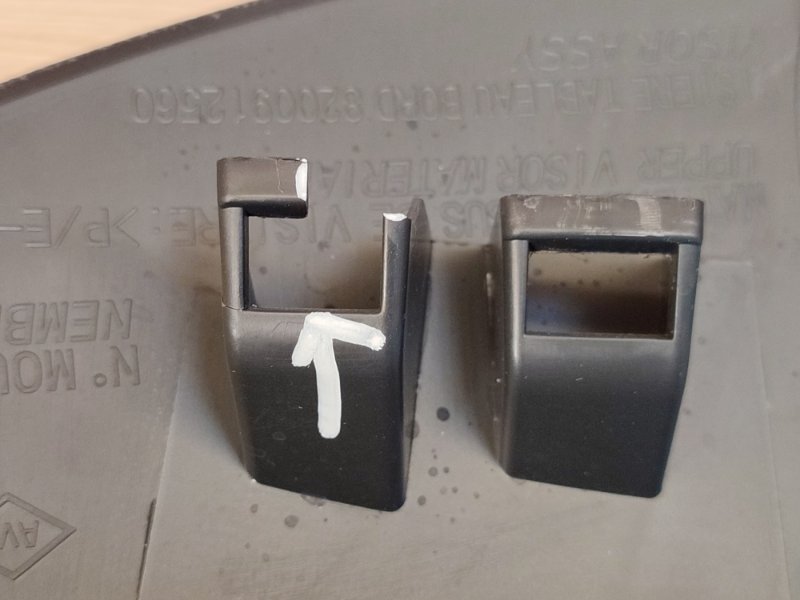 Накладка щитка приборов