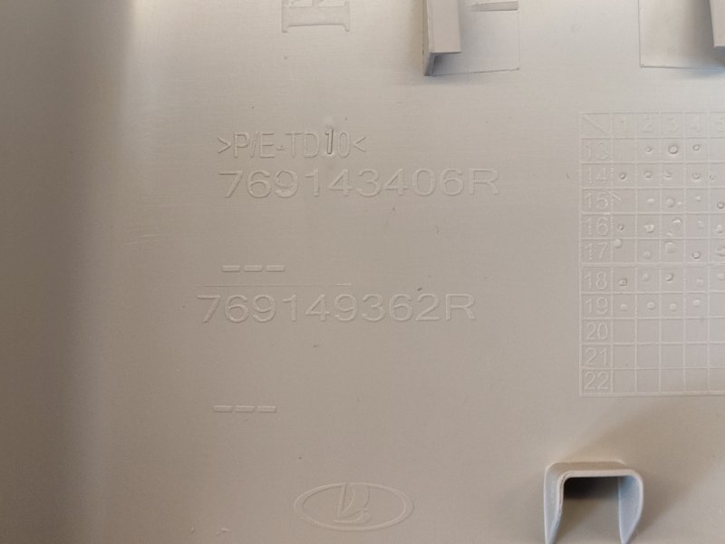 Обшивка средней стойки