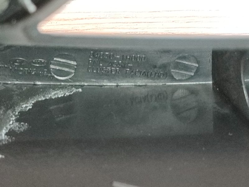 Накладка щитка приборов