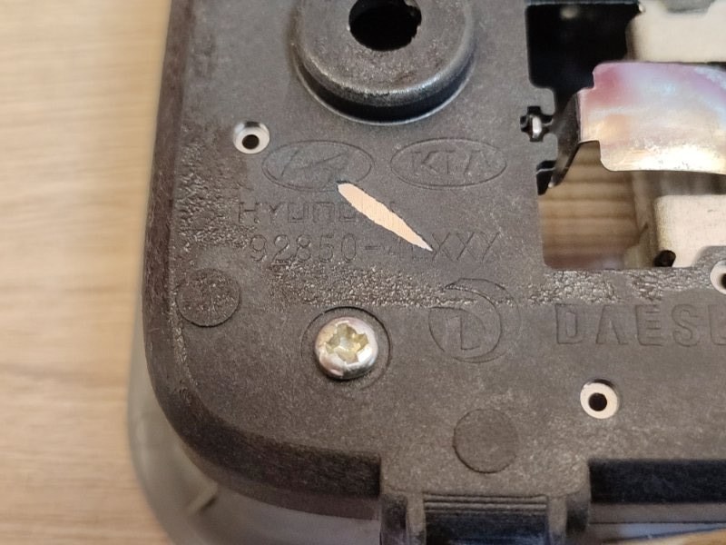 плафон освещения салона