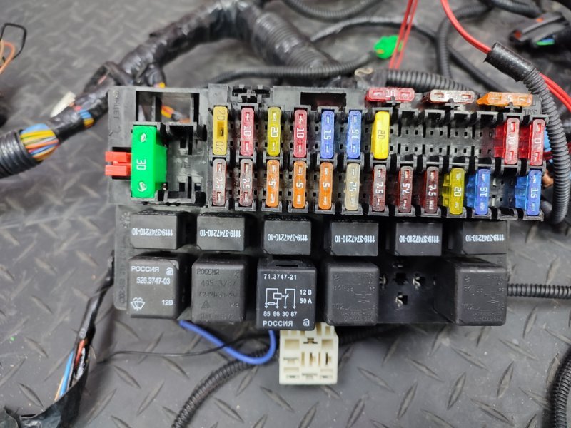 Проводка панели приборов