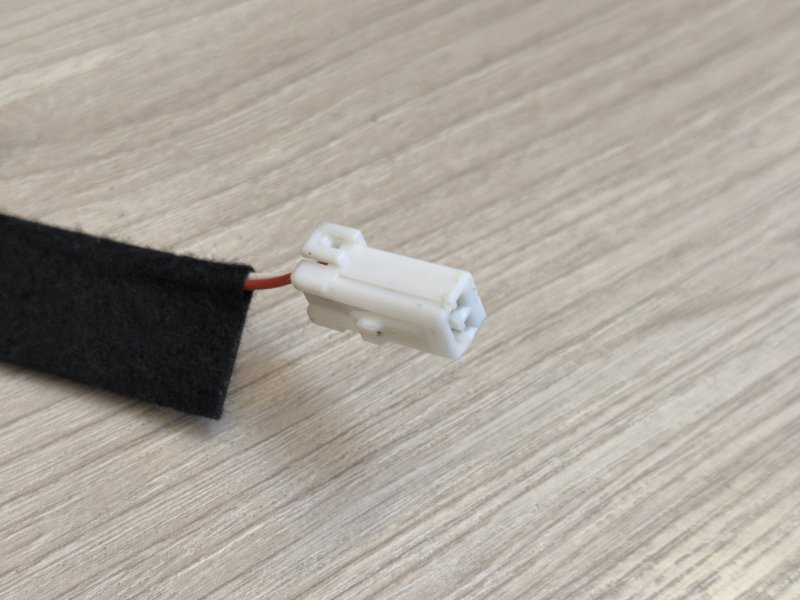 Проводка подсветки двери