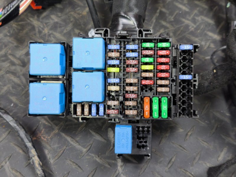 Проводка панели приборов