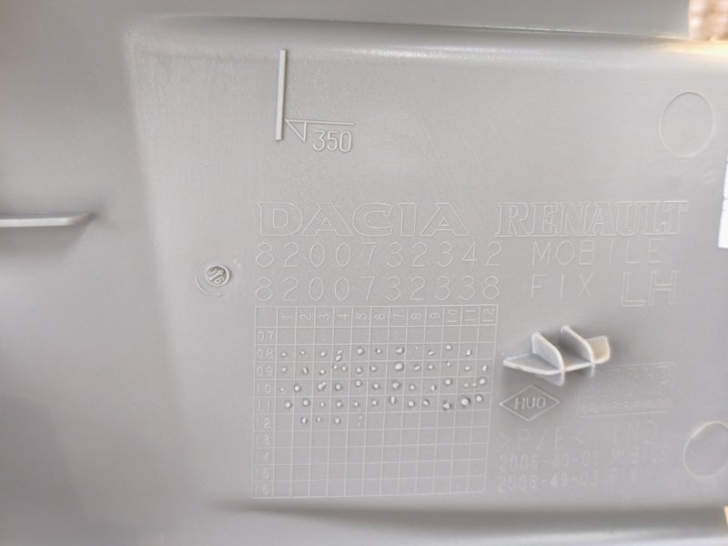 Обшивка средней стойки